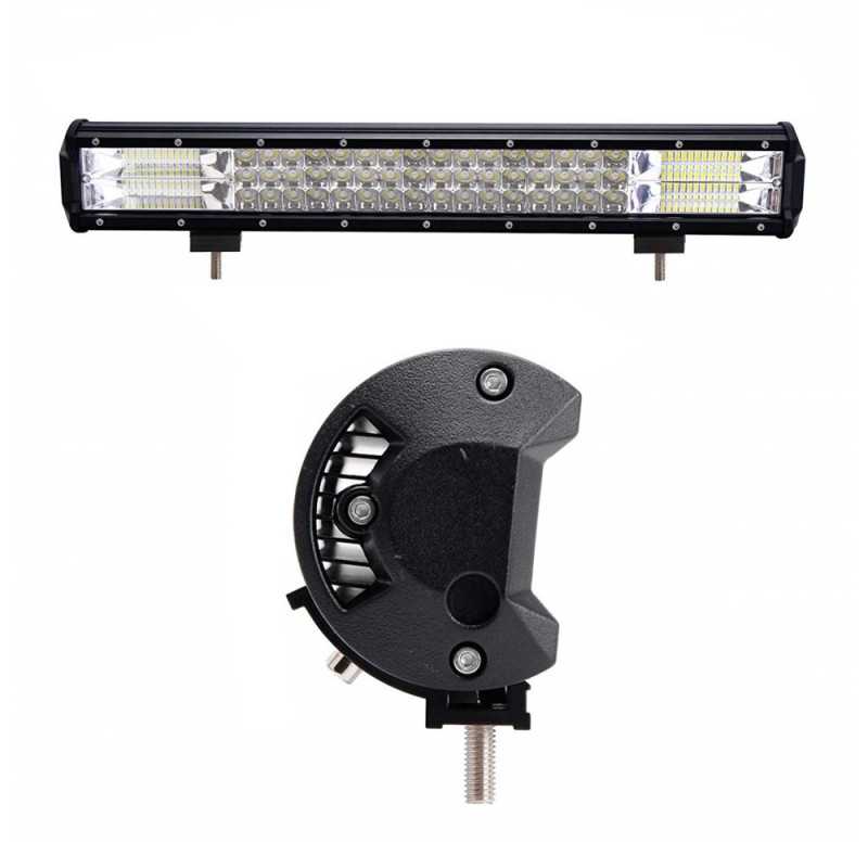 LED Αδιάβροχη Μπάρα Αλουμινίου 12V-24V 70cm 252W 84 SMD IP68 20160LM 6000K OYQP-0019