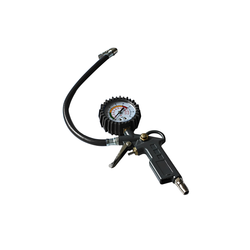 Πιστόλι Αέρα Ελαστικών με Μανόμετρο 0-16 Bar Μαύρο