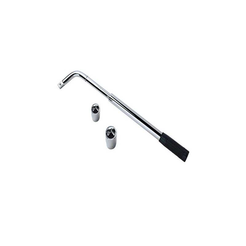 Τηλεσκοπικό Επεκτεινόμενο Μπουλονόκλειδο 35-53cm με 2 καρυδάκια 17-19mm/21-23mm HW-0166