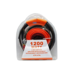 Σετ Εγκατάστασης Ενισχυτή Ήχου Αυτοκινήτου 1200W PERVOI CTC-67A