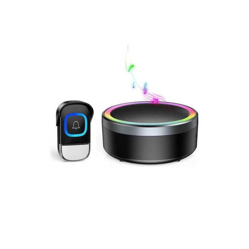 2 σε 1 Ασύρματο κουδούνι πόρτας με ηχείο RL-BT01