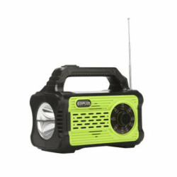 Ηλιακό Σύστημα Φωτισμού με 4 LED Λάμπες - Ραδιόφωνο - MP3 - BT και Ηλιακό Πάνελ GD-8076
