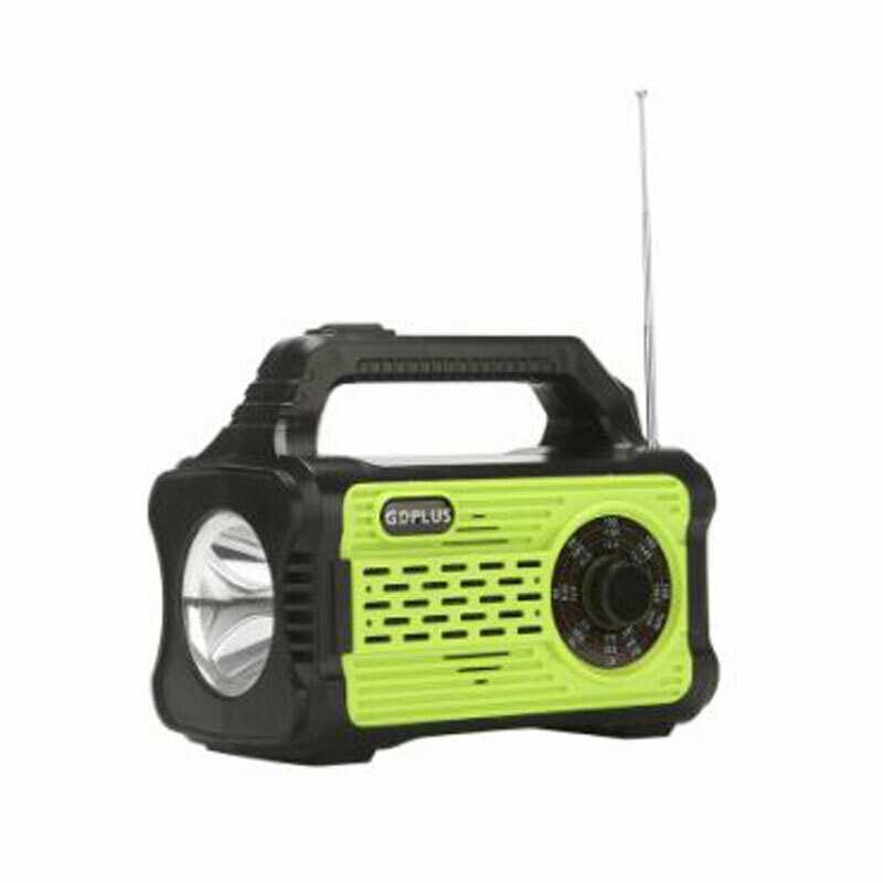 Ηλιακό Σύστημα Φωτισμού με 4 LED Λάμπες - Ραδιόφωνο - MP3 - BT και Ηλιακό Πάνελ GD-8076