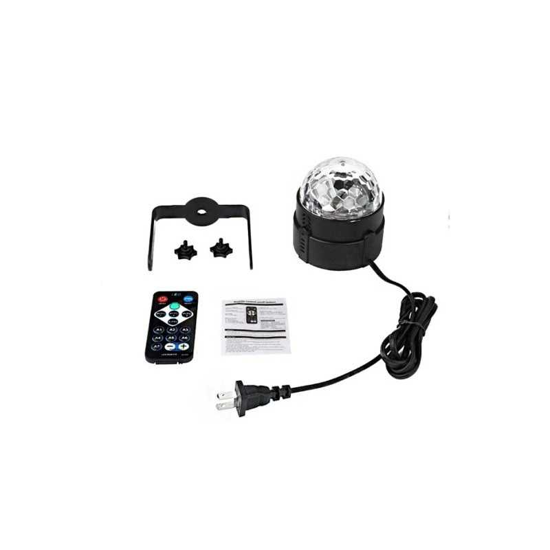 Πάρτυ Φωτορυθμικό 9W με Τηλεχειριστήριο και Βάση Strobe 17959032