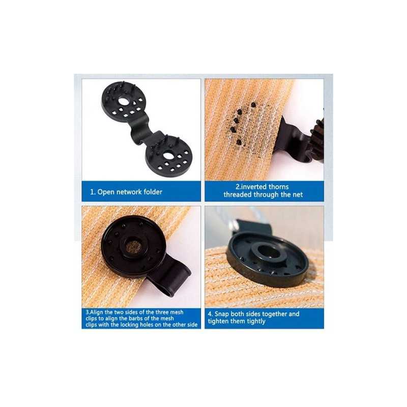 Σφιγκτήρες τοποθέτησης πλέγματος (20 κομμάτια) G-026