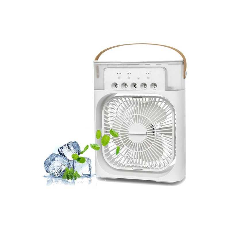 Φορητό air cooler fan 3 ταχυτήτων 10W με ψεκασμό cc-21580