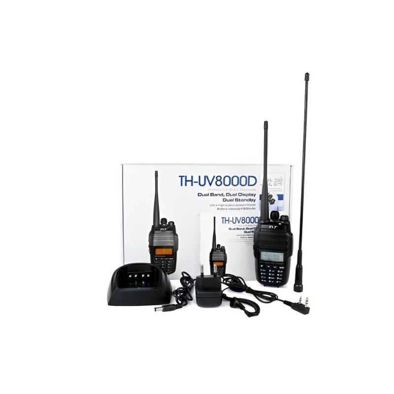 Ασύρματος Πομποδέκτης UHF/VHF 10W με Μονόχρωμη Οθόνη TYT-THUV8000D