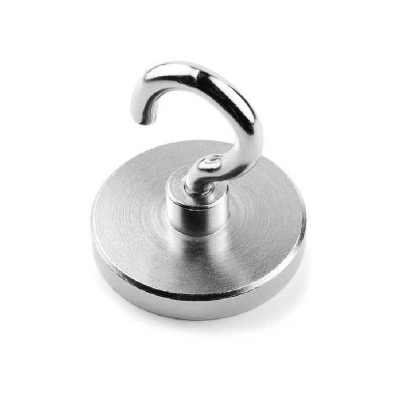 Μαγνητης Με Γαντζο Φ 25Mm Νεοδυμίου 20Kg 14242-05-2