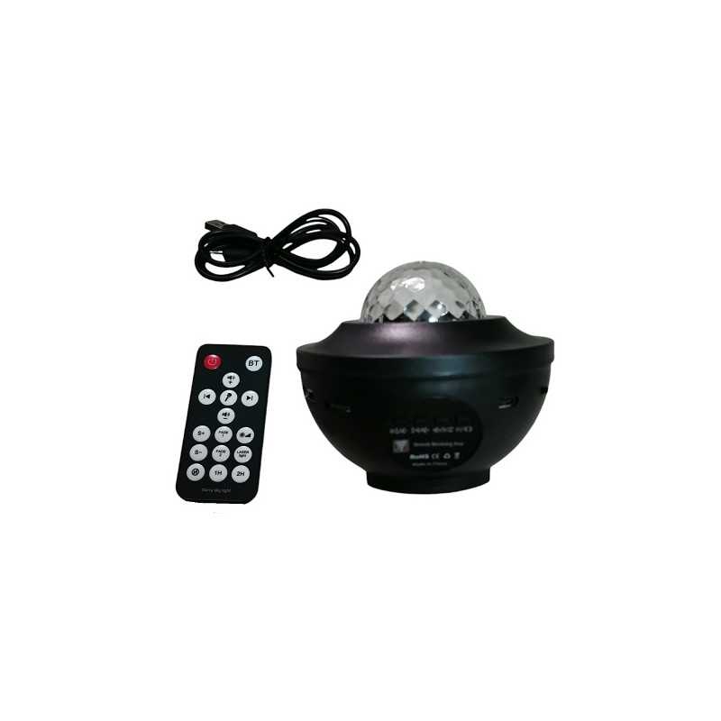 LED Προτζέκτορας Αστεριών με Ενσωματωμένο Ηχείο Bluetooth με χειριστήριο ZY-2408