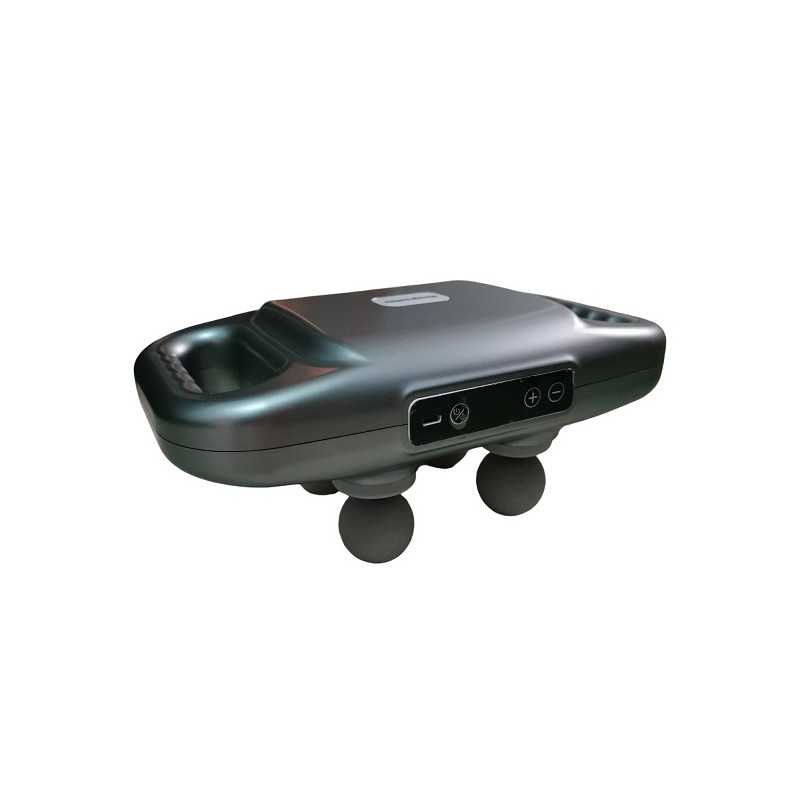 Συσκευή Χειρός για Μασάζ Σώματος με 4 Κεφαλές 9 ταχυτήτων 9 προγράμματα CC-15476-23A Γκρι