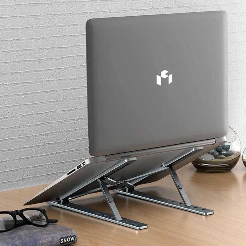 Μεταλλική Πτυσσόμενη Βάση για Laptop 7″-15″ SP-020 Ασημί