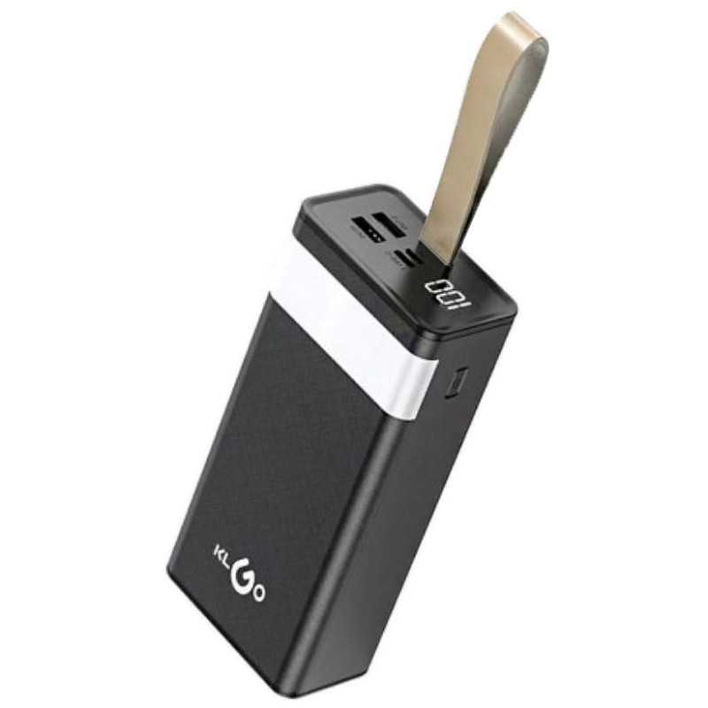 Powerbank 20000 mAh με 2 Θύρες USB-A KLGO KP-77 Μαύρο
