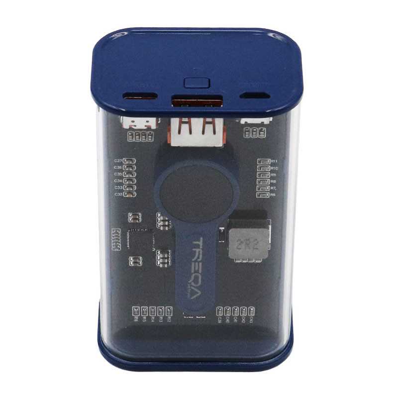 Powerbank 10000 mAh με Θύρα USB και Θύρα USB-C Treqa TR-051 22.5W Μπλε