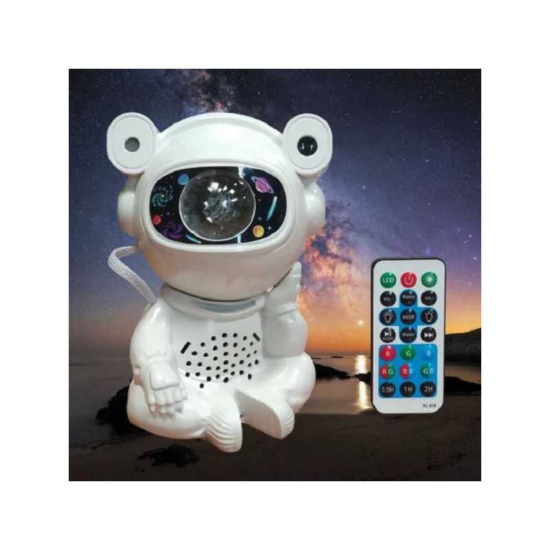 Προβολέας LED Αστροναύτης 360° με τηλεχειριστήριο με Bluetooth, ραδιόφωνο, micro SD ZY-2409