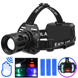 LED Επαναφορτιζόμενος Φακός Κεφαλής με ρύθμιση γωνίας BL-YD-2322