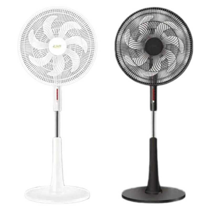 Ανεμιστήρας ορθοστάτης με ασύρματο τηλεκοντρόλ και 7 λεπίδες 18″ F8 Λευκό/Μαύρο