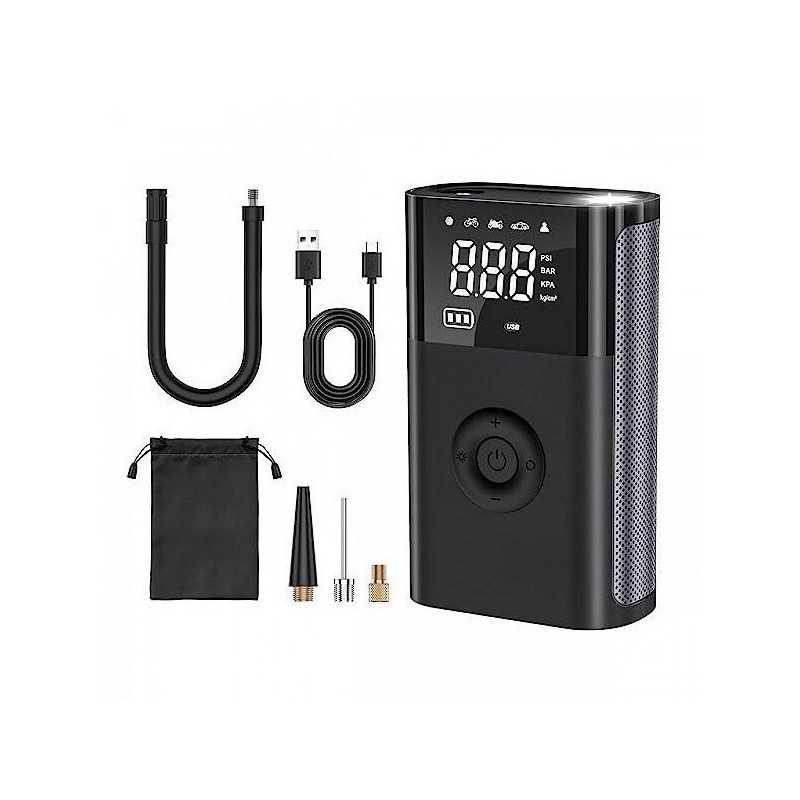 Τρόμπα αυτοκινήτου Carsun 60W με μπαταρία 150PSI