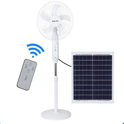 Ανεμιστήρας 16'' 267-10 λευκός με ηλιακό πάνελ