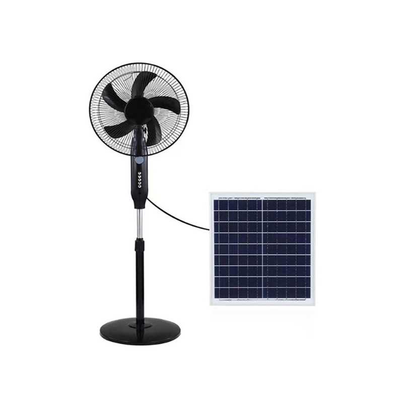 Ανεμιστήρας RZ-180 16'' με μπαταρία 18Ah και ηλιακό πάνελ 9V 20W