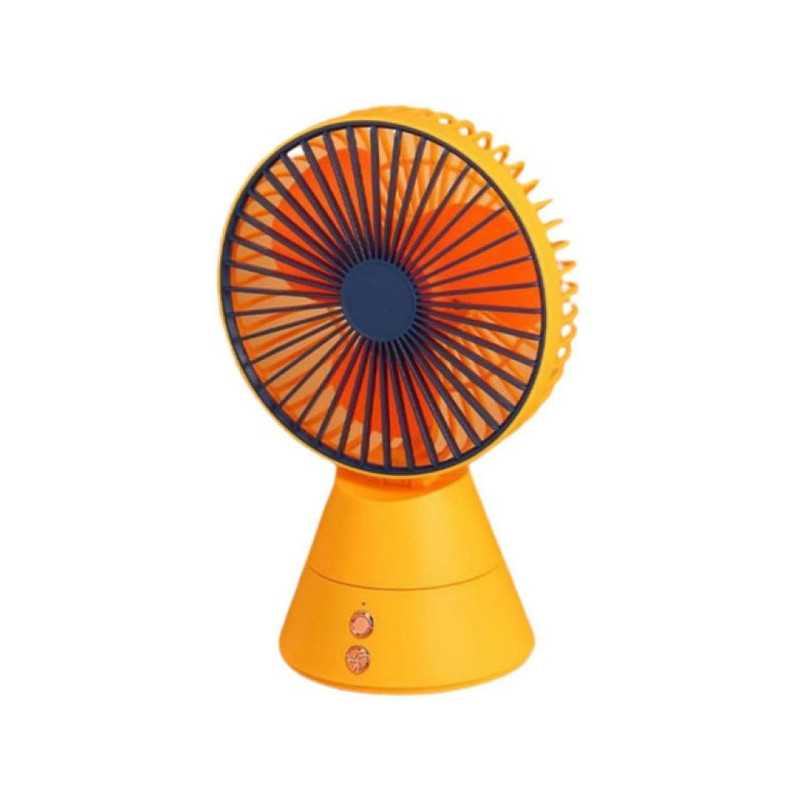 Μίνι ανεμιστήρας γραφείου BJJ708 με φωτισμό και επαναφορτιζόμενη μπαταρία