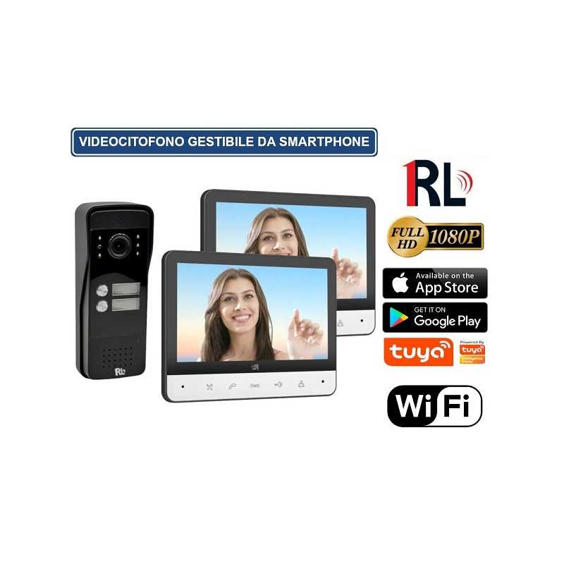 Κιτ θυροτηλεόρασης RL-B7YID2 με 2 έγχρωμες οθόνες 7'' και κάμερα – WiFi συμβατότητα