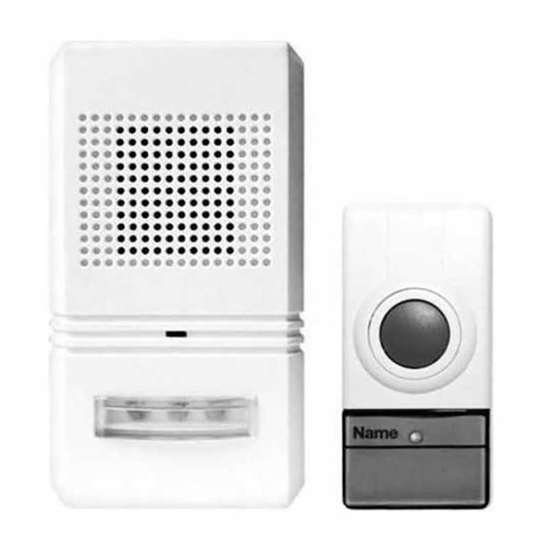 Ασύρματο κουδούνι πόρτας με 1 μπουτόν και 1 δέκτη RL-3823 Λευκό