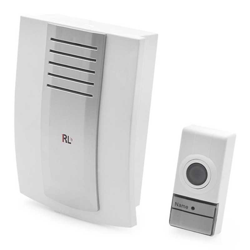 Ασύρματο κουδούνι πόρτας με 1 μπουτόν και 1 δέκτη RL-3971 Λευκό
