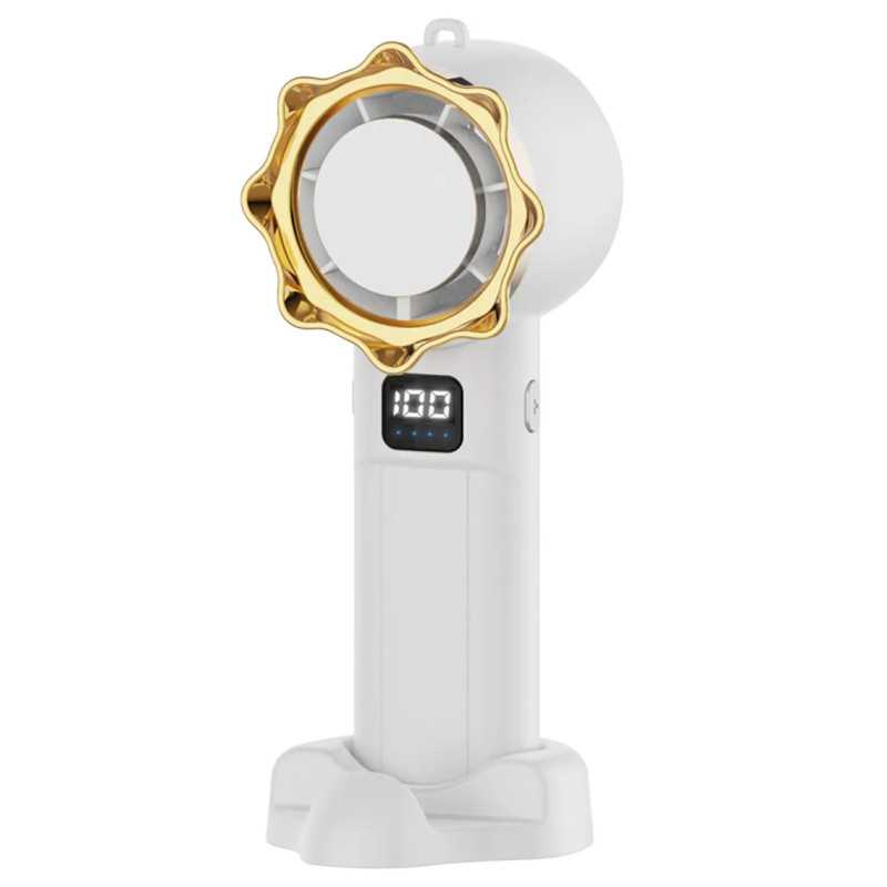 Φορητός ανεμιστήρας χειρός με ρυθμιζόμενη ταχύτητα και οθόνη ένδειξης LED CC-YT-M2047