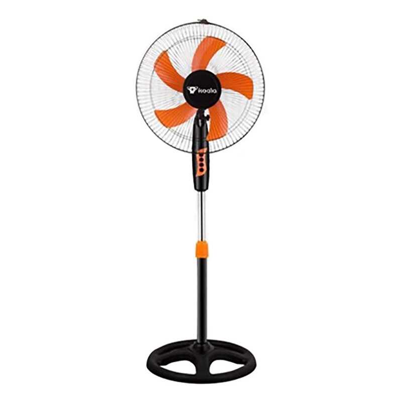 Ανεμιστήρας δαπέδου 40cm 220V 4 ταχυτήτων 5 λεπίδες 60W FS-40 πορτοκαλί