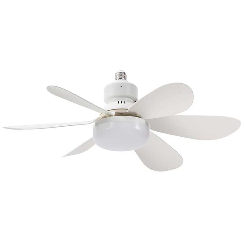 Μοντέρνος ανεμιστήρας οροφής E27 Φ52cm με φωτιστικό και τηλεχειριστήριο 40W RZ-175 Λευκό