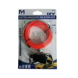 Ταινία φωτισμού LED Εύκαμπτη Εσωτερικού Φωτισμού Αυτοκινήτου 12v 5m 1τμχ USB w14677-3 Πορτοκαλί