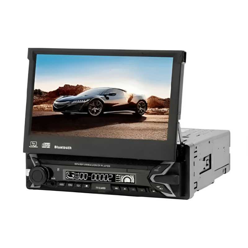 Ηχοσύστημα αυτοκινήτου 1DIN με συρρόμενη οθόνη αφής 7” 4+64G 4*50W CTC-701A