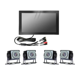 Οθόνη παρακολούθησης φορτηγού 4 καμερών με AI και εγγραφή – XD2406