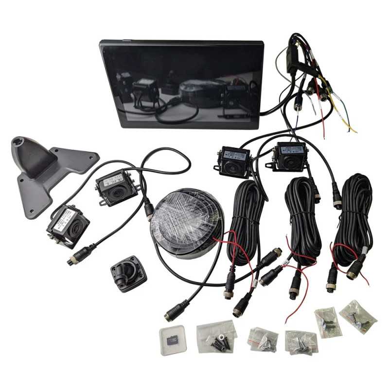 Οθόνη παρακολούθησης φορτηγού 4 καμερών με AI και εγγραφή – XD2406