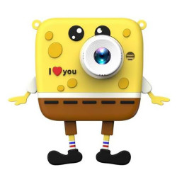 Παιδική ψηφιακή φωτογραφική μηχανή 20MP με οθόνη 2″, Ανάλυση 1080p ZY-2402 Κίτρινο