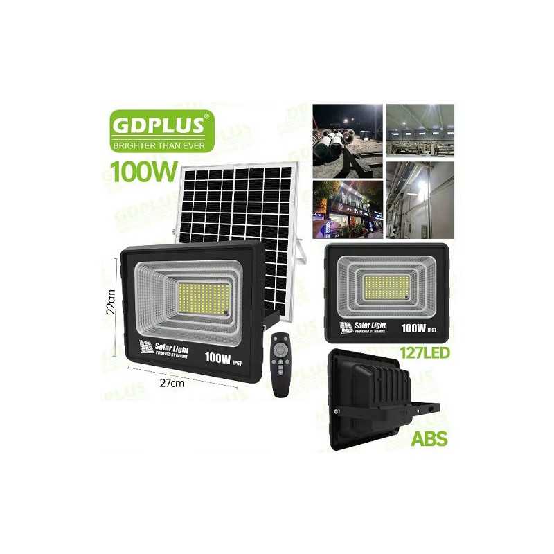 Ηλιακός προβολέας LED 100W IP67 GD-100H