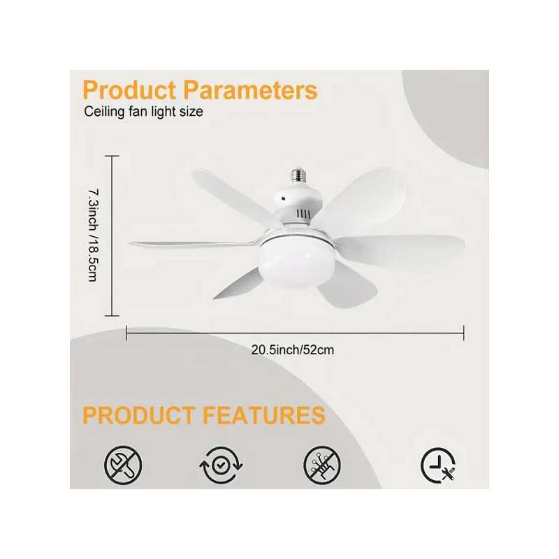 Ανεμιστήρας οροφής ZJD-001