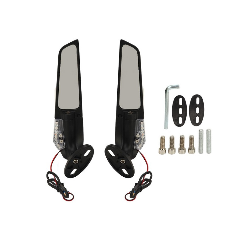 Σετ καθρεφτών μοτοσικλέτας LED JN-2853-104