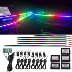 Ατμοσφαιρικά RGB φώτα εσωτερικού αυτοκινήτου