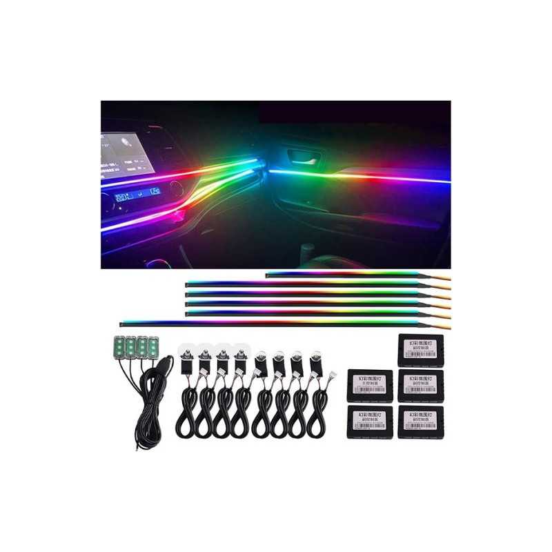 Ατμοσφαιρικά RGB φώτα εσωτερικού αυτοκινήτου