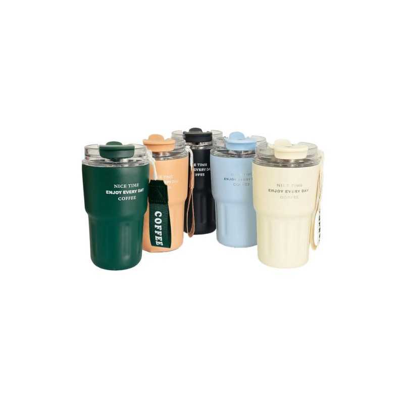 Κούπα θερμός ταξιδιού κρεμ