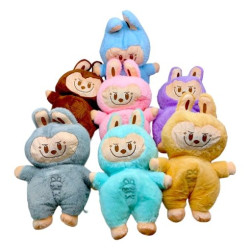 Labubu λούτρινο παιχνίδι καφέ