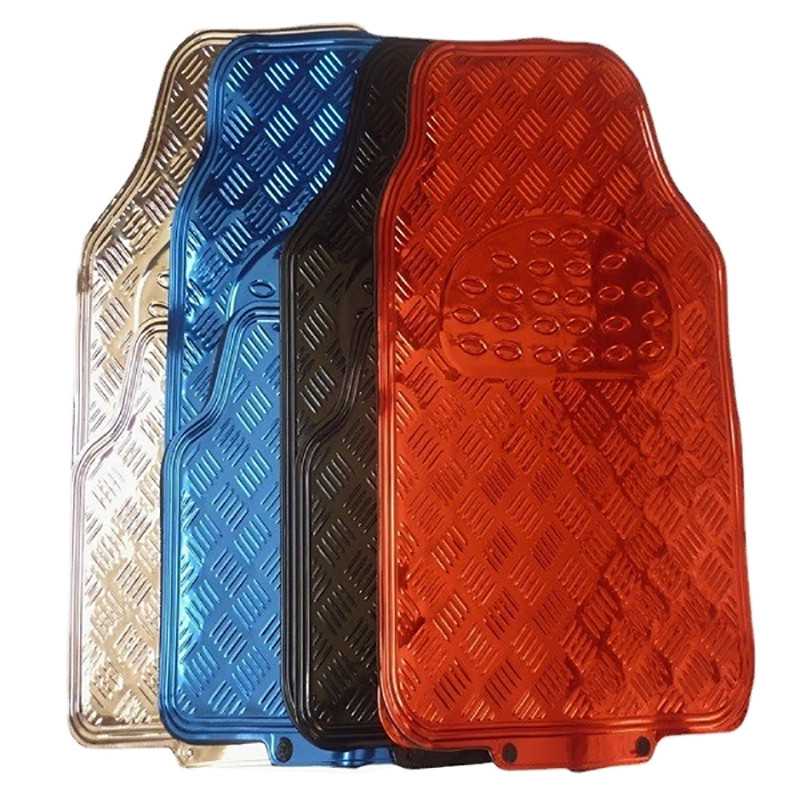 Πατάκια αυτοκινήτου Αλουμινίου Universal Σετ 4τμχ CY68910-002 Μπλε