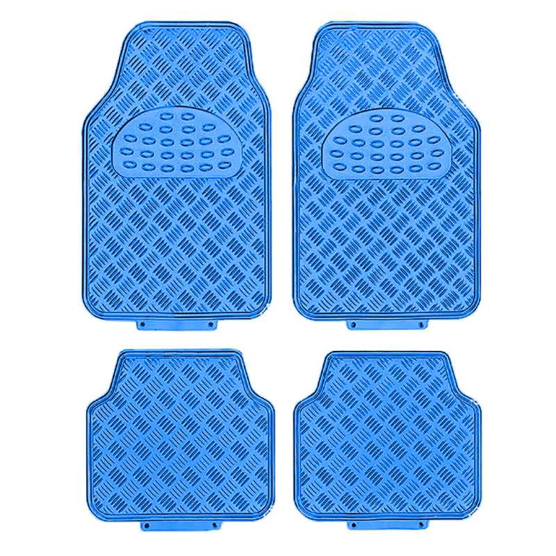 Πατάκια αυτοκινήτου Αλουμινίου Universal Σετ 4τμχ CY68910-002 Μπλε