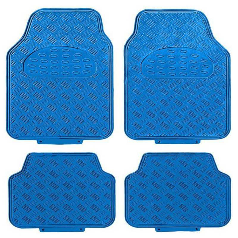 Πατάκια αυτοκινήτου Αλουμινίου Universal Σετ 4τμχ CY68910-002 Μπλε