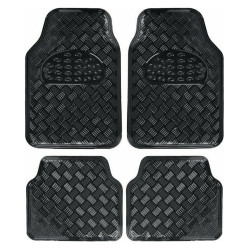 Πατάκια αυτοκινήτου Αλουμινίου Universal Σετ 4τμχ CY68910-002 Μαύρο