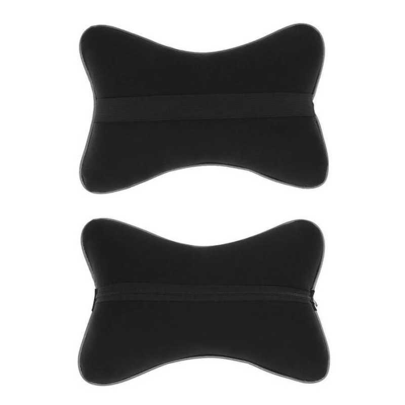 Μαξιλάρι αυχένα αυτοκινήτου από πολυεστέρα Carsun C1627 Μαύρο