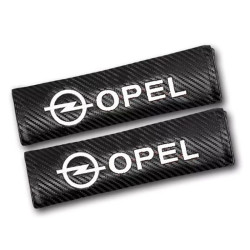 Μαξιλαράκια ζώνης αυτοκινήτου Carbon 23x6cm 2τμχ OPEL HW-0400