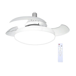 Ανεμιστήρας οροφής LED με τηλεχειριστήριο και φωτισμό