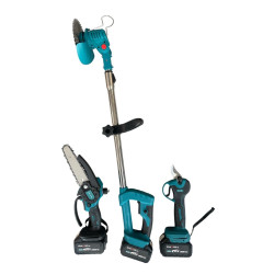Σετ εργαλείων κήπου 3 σε 1 με πριόνι και χορτοκοπτικό